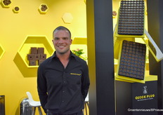 Sjoerd Ypma represented Quick Plug. Quick Plug is known for their plugs for orchids, but they are also developing plugs for strawberries.                